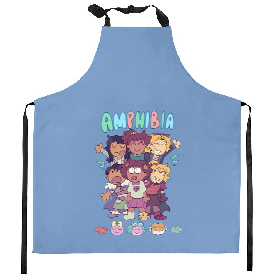 Disney Amphibia Kitchen Aprons All Characters Unisex Kitchen Aprons