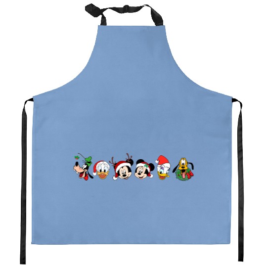 Disney Friends Mickey Christmas Kitchen Aprons