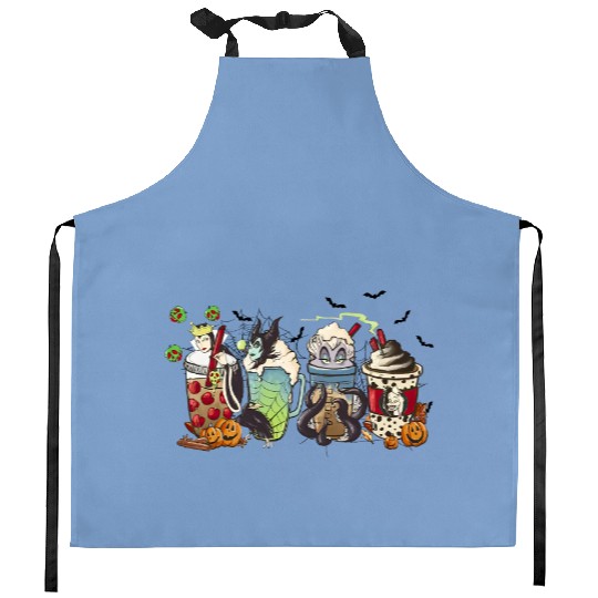 Disney Villains Evil Coffee Disney Halloween Kitchen Aprons