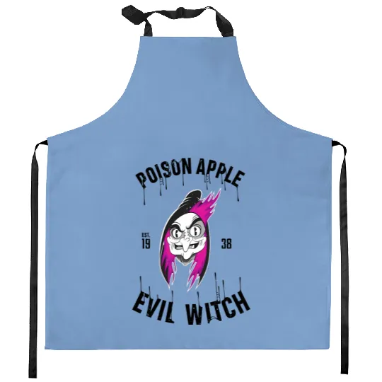 Disney Unisex Kitchen Aprons: Snow White Evil Witch Poison Apple