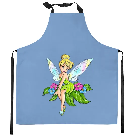 Tinkerbell Kitchen Aprons, Disney Princess Kitchen Aprons, Disney Tinkerbell Kitchen Aprons