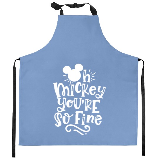 Oh Mickey You're So Fine Disney Family Kitchen Aprons
