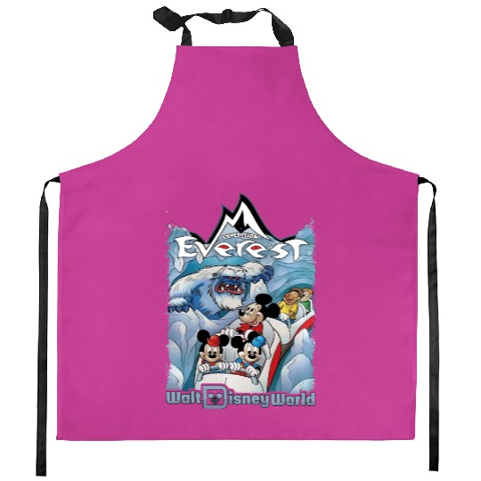 Disney Mountain Kitchen Aprons, Expedition Everest Kitchen Aprons, Disney Kitchen Aprons