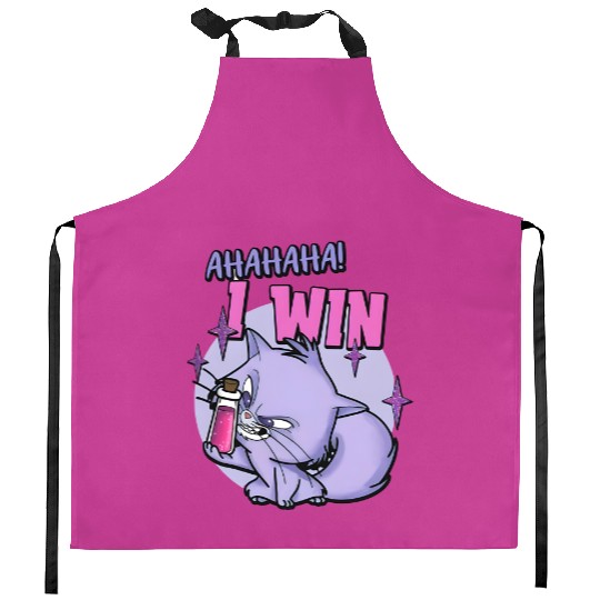 Retro Disney Emperor's New Groove Yzma Cat Ahaha I Win Kitchen Aprons, Disneyland Trip