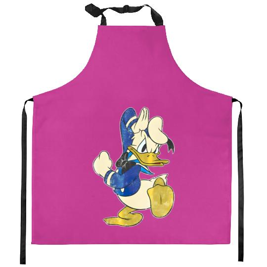 Disney Ducktales Donald Duck Kitchen Aprons, Donald Vintage Retro 90s Style Kitchen Aprons