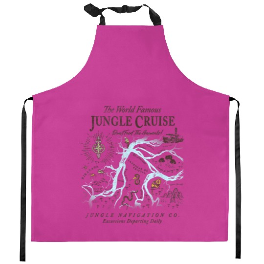 Disney Jungle Cruise World Famous Kitchen Aprons, Disney Jungle Cruise Kitchen Aprons