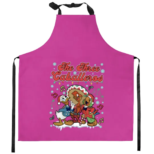 Disney The Three Caballeros Kitchen Aprons,Three Caballeros Christmas
