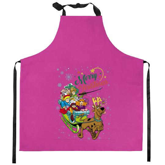 Vintage Scooby Doo Kitchen Aprons, Retro Disney Scooby Kitchen Aprons