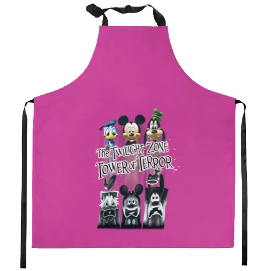 Retro Disney The Twilight Zone Tower Of Terror  Kitchen Aprons, Tower of Terror Ride Kitchen Aprons