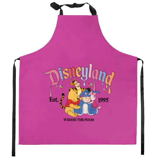 Disneyland Winnie the Pooh 1995 Kitchen Aprons, Disneyland Kitchen Aprons