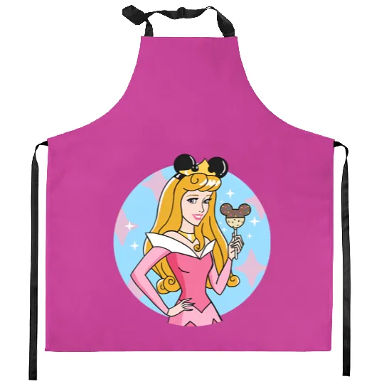 Sleeping Beauty Kitchen Aprons, Disney Aurora Kitchen Aprons, Sleeping Beauty Kitchen Aprons