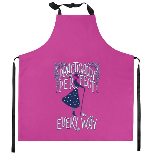 Disney Mary Poppins Practically Perfect Kitchen Aprons, WDW Magic Kingdom Kitchen Aprons