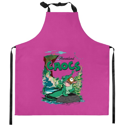 Disney Peter Pan Tick-Tock the Crocodile Neverland Kitchen Aprons