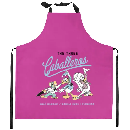 Disney The Three Caballeros Kitchen Aprons, Retro Disney The Three Caballeros
