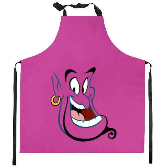 Disney Aladdin Genie Face Costume Kitchen Aprons