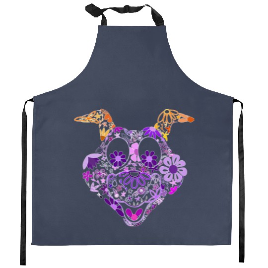 Figment Kitchen Aprons, Disney Figment Kitchen Aprons, Figment Flower and Garden