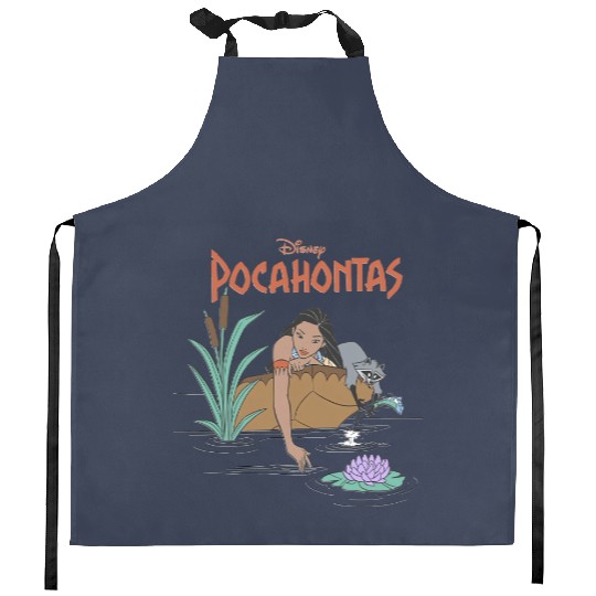 Disney Pocahontas Meeko Afternoon Dreaming Kitchen Aprons, Princess Pocahontas Kitchen Aprons