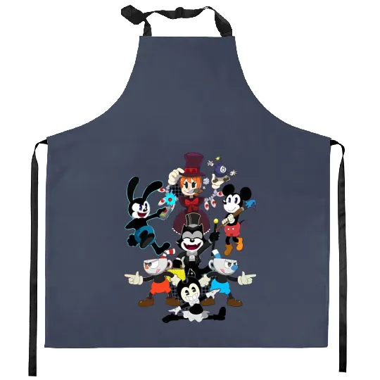 Disney Oswald the Lucky Rabbit Kitchen Aprons, Oswald mickey Kitchen Aprons