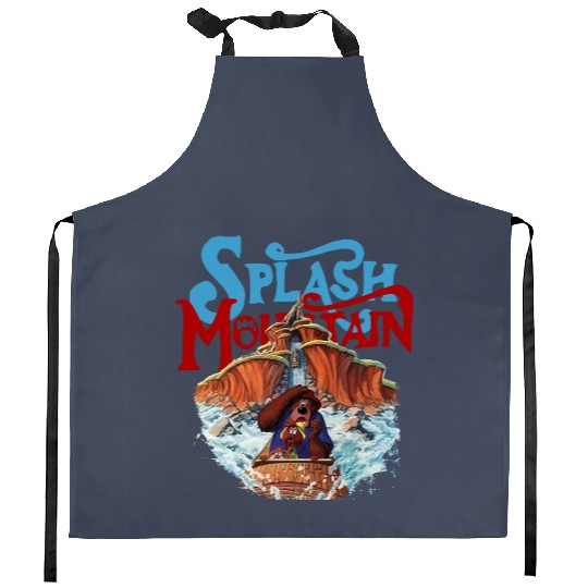 Disney Splash Mountain Vintage Kitchen Aprons, Splash Mountain Kitchen Aprons