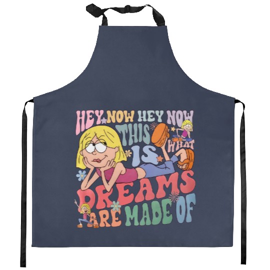 Disney Cute Lizzie McGuire Color Kitchen Aprons, This Is What Dreams Are Made Of Retro Unisex Kitchen Aprons
