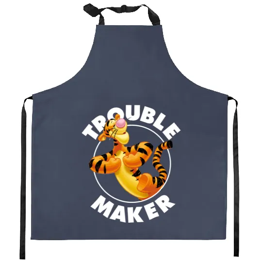 Disney Winnie The Pooh Tigger Trouble Maker Kitchen Aprons, Tigger Kitchen Aprons