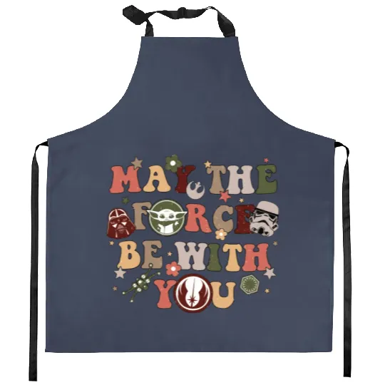 Retro Star Wars May The Fourth Be With You, Disney Star Wars Kitchen Aprons