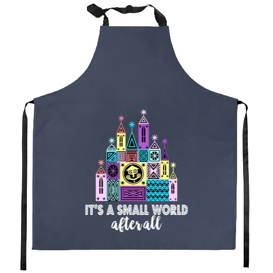 It's A Small World After All Kitchen Aprons, Small World Kitchen Aprons, Disneyland Kitchen Aprons, Disney World Kitchen Aprons