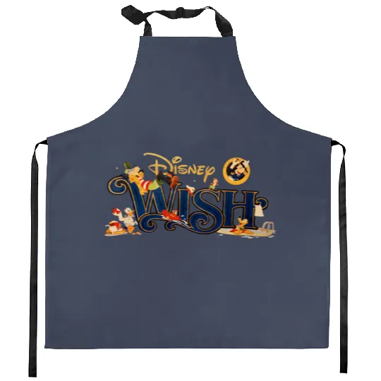 Disney Wish Cruise Kitchen Aprons, Cruise Kitchen Aprons , Disney cruise Kitchen Aprons, Cruise family Kitchen Aprons