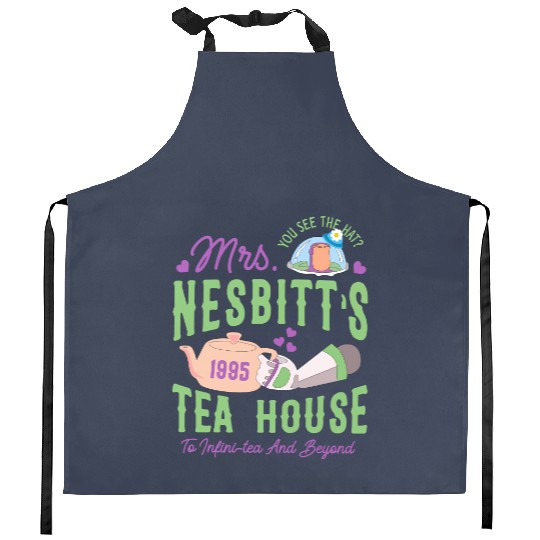 Buzz Lightyear Mrs Nesbitts Tea House To Infinity And Beyond Kitchen Aprons,  Magic Kingdom Disneyland Family Vacation Gift