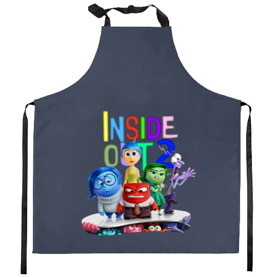 Inside Out 2 Kitchen Aprons, Disney Pixar Inside Out Kitchen Aprons