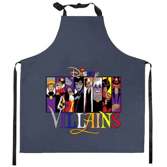 Evil Friends -Disney Villains Kitchen Aprons
