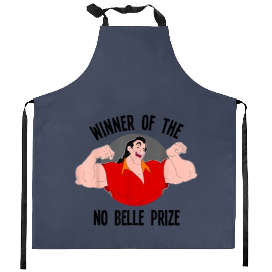 Disney Beauty and the Beast Gaston Winner No Belle Prize Kitchen Aprons