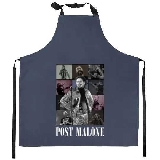 Post Malone Kitchen Aprons, Post Malone 2023 Tour Kitchen Aprons, Post Malone Eras Tour Kitchen Aprons