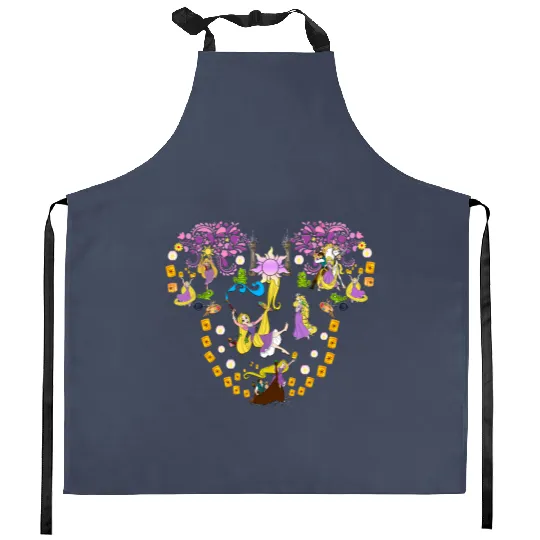 Tangled Rapunzel Kitchen Aprons, Disney Rapunzel Kitchen Aprons