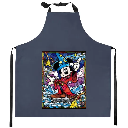 Disney Sorcerer Mickey Kitchen Aprons, Mickey Mouse Magic