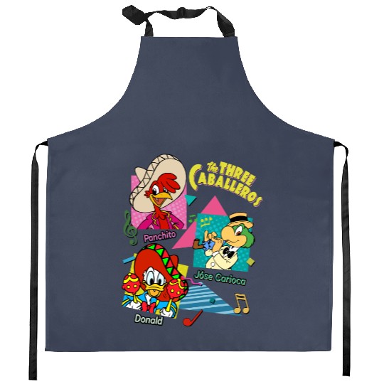 Disney The Three Caballeros Mexico Kitchen Aprons, Three Caballeros Kitchen Aprons