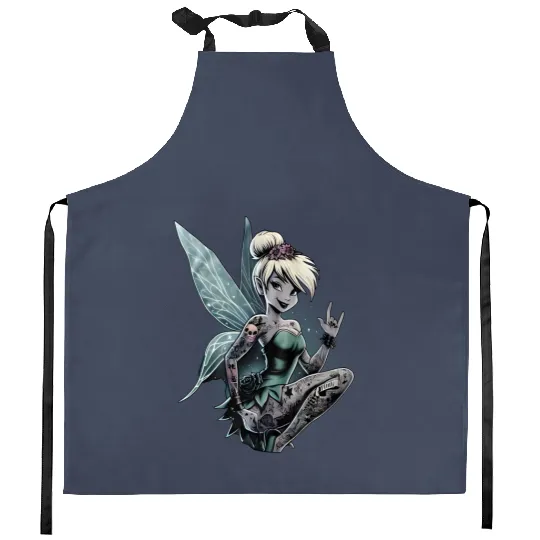 Tinkerbell Kitchen Aprons, Peter Pan, Disney Princess, Disney Kitchen Aprons