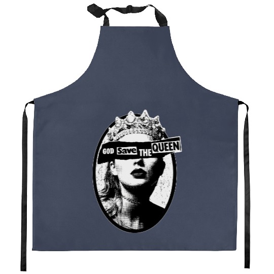 God Save The Queen Kitchen Aprons, Eras Tour Kitchen Aprons