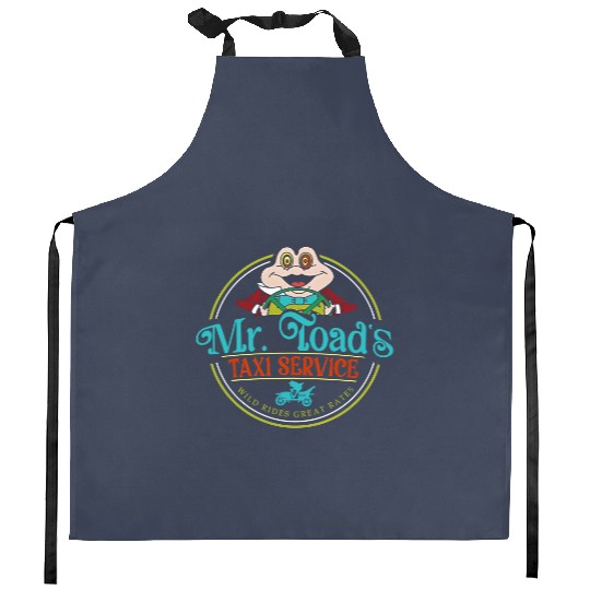 Disney Vintage Mr. Toad's Taxi Service Great Rates Kitchen Aprons