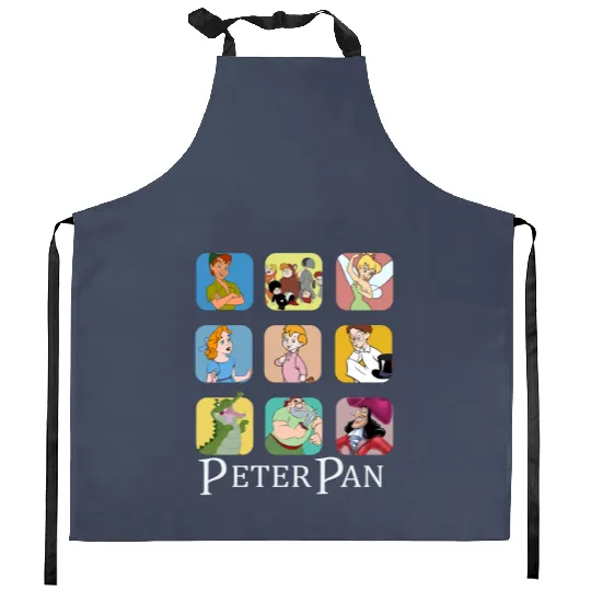 Disney Peter Pan Characters Kitchen Aprons, Peter Pan Kitchen Aprons