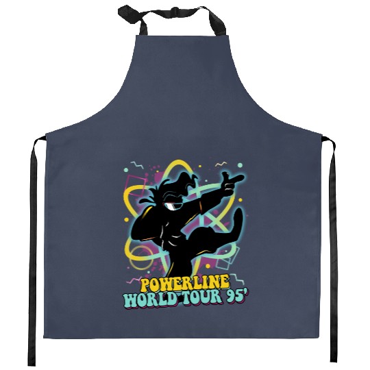 Goofy Movie Powerline Kitchen Aprons | A Goofy movie Kitchen Aprons | Disneyland Powerline Stand Out Tour Kitchen Aprons