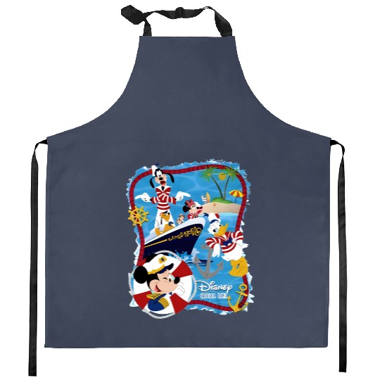 Disney Cruise Kitchen Aprons, Disney Family Cruise Kitchen Aprons