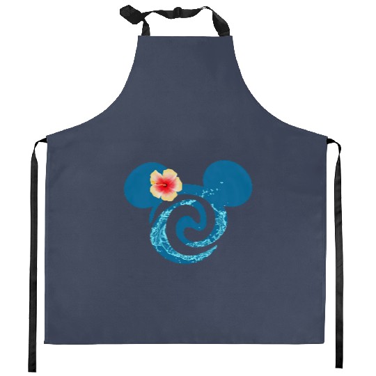 Moana Mickey Ears Kitchen Aprons, Disney Moana Kitchen Aprons