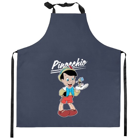 Retro Disney Pinocchio and Jiminy Cricket Kitchen Aprons