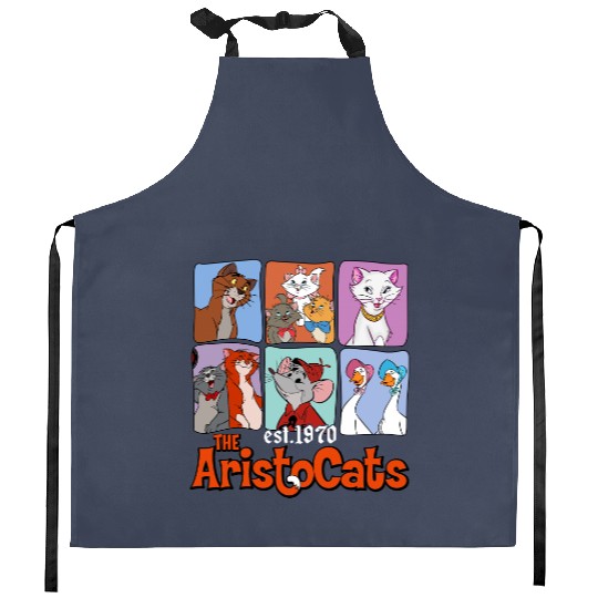 Disney The Aristocats Characters Group 1970 Kitchen Aprons, Disney The Aristocats Kitchen Aprons