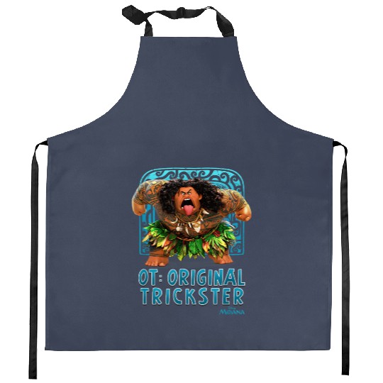Disney Moana Maui Ot Original Trickster Big Ches Kitchen Aprons