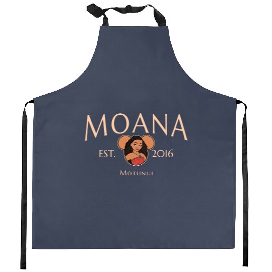 Moana Princess Kitchen Aprons, Moana Disney Kitchen Aprons, Disney Princess Kitchen Aprons, Mickey Ears Kitchen Aprons, Disney Character Kitchen Aprons,