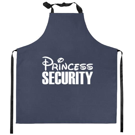 Disney Princess Security, Disney Kitchen Aprons, Disney Dad Kitchen Aprons