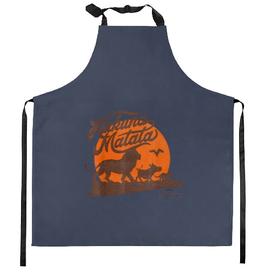Disney  The Lion King Simba Timon And Pumba Hakuna Matata Kitchen Aprons