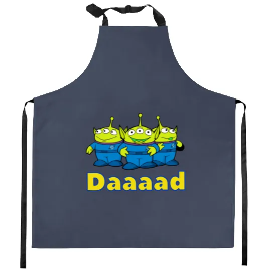 Alien Toy Story Kitchen Aprons, Funny Dad Disney Kitchen Aprons, Disney Dad Tees, Dad Tees